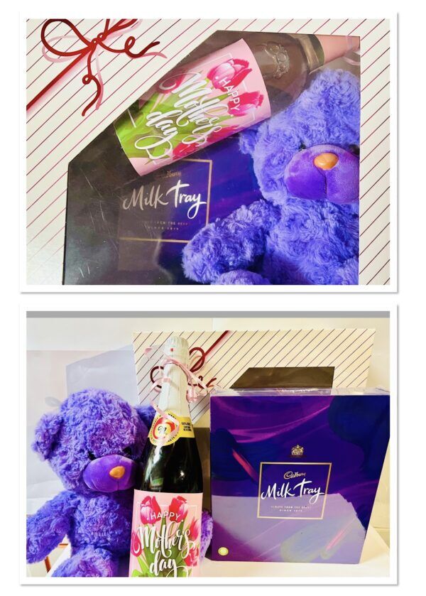 Love Box Cider chocolate and teddy bear Love Box