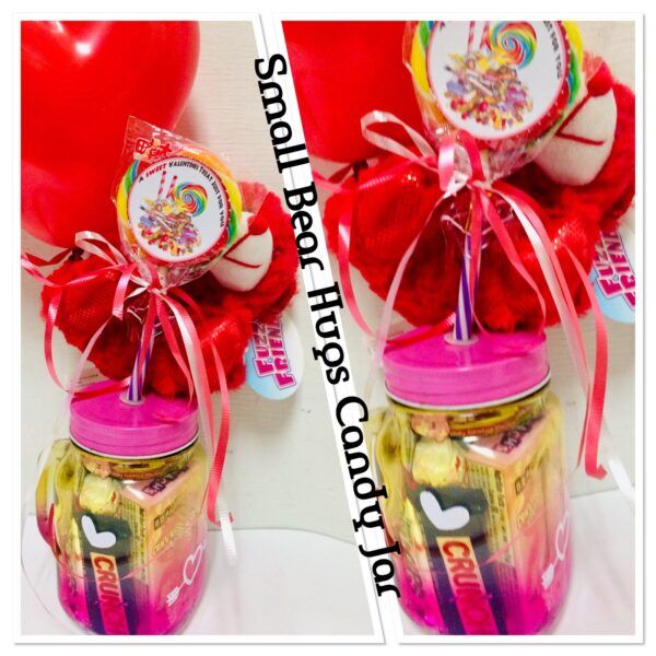 small bear hugs mason jar Valentine Gifts