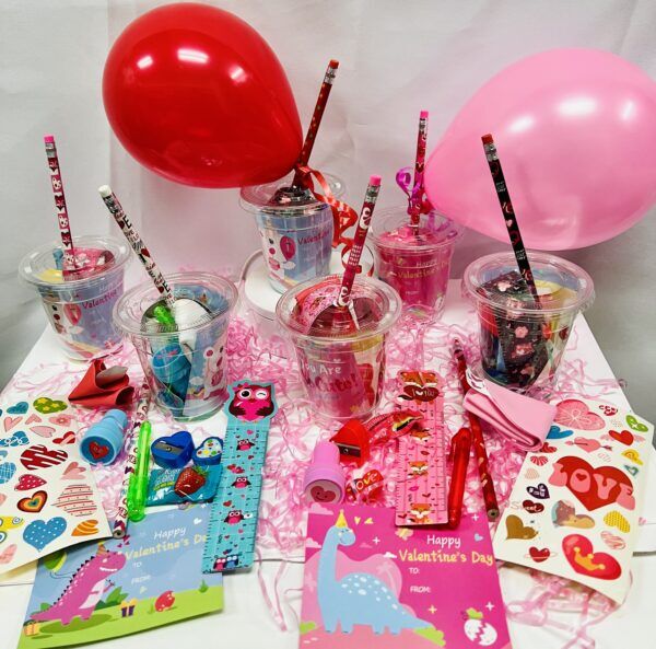 Valentine Stationery Gift Cup